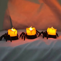 Spooky Spider Candle Night Lamp