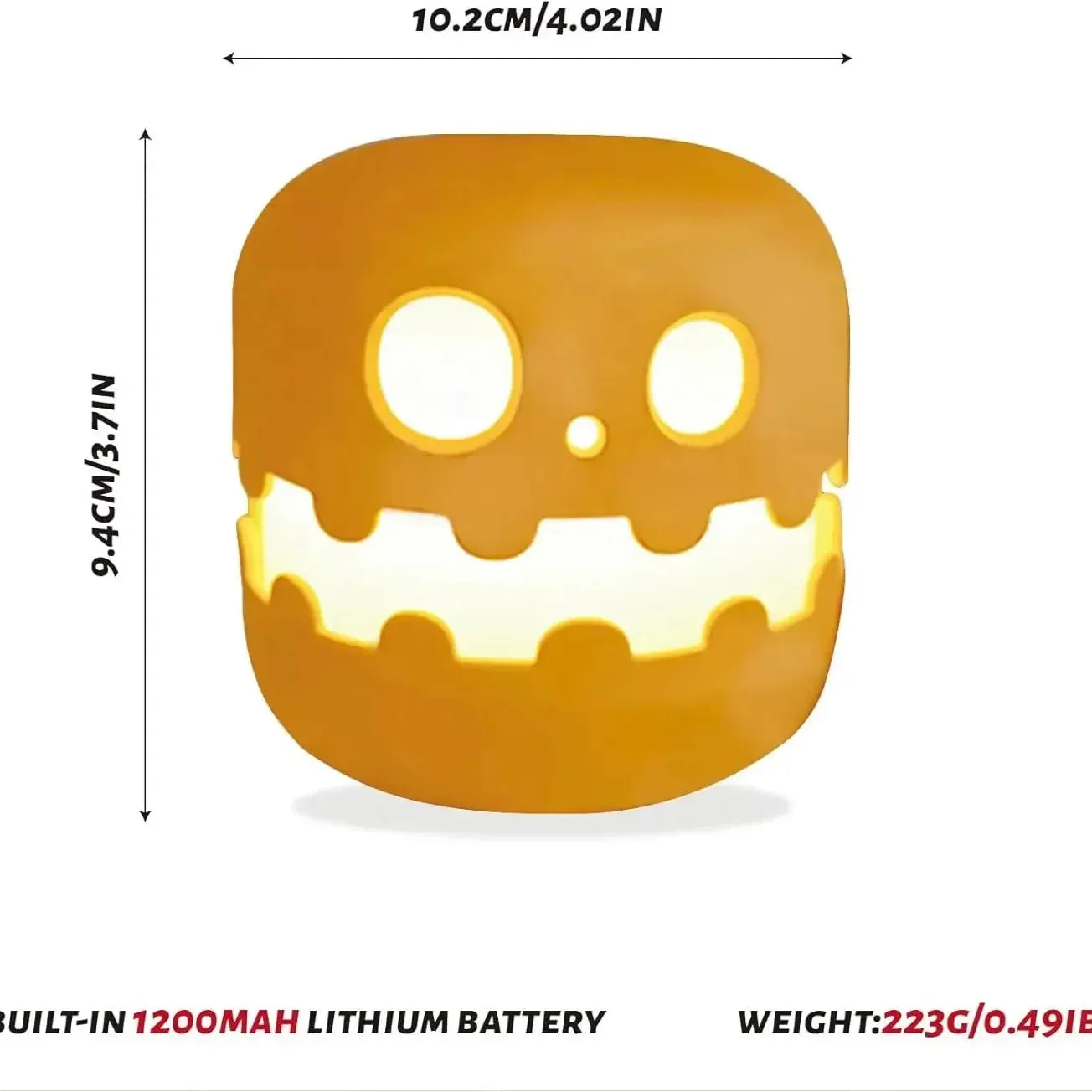 Glow-Lantern Pumpkin Night Lamp