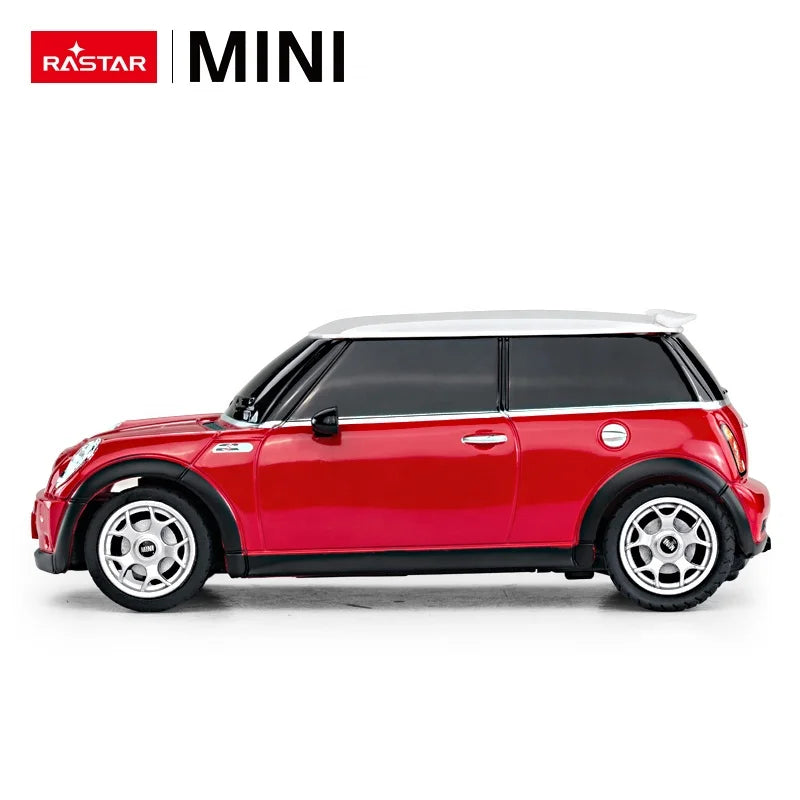 RASTAR RC 1:24 MINI COOPERS Model Control Cars Toys Color Battery Operated 4CH Scale Down in Red Yellow Blue Electric Plastic AA - Bear Hugs