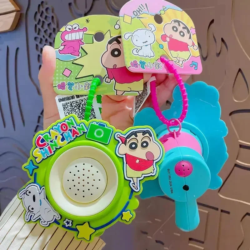 Shinchan Record & Announce Keychain