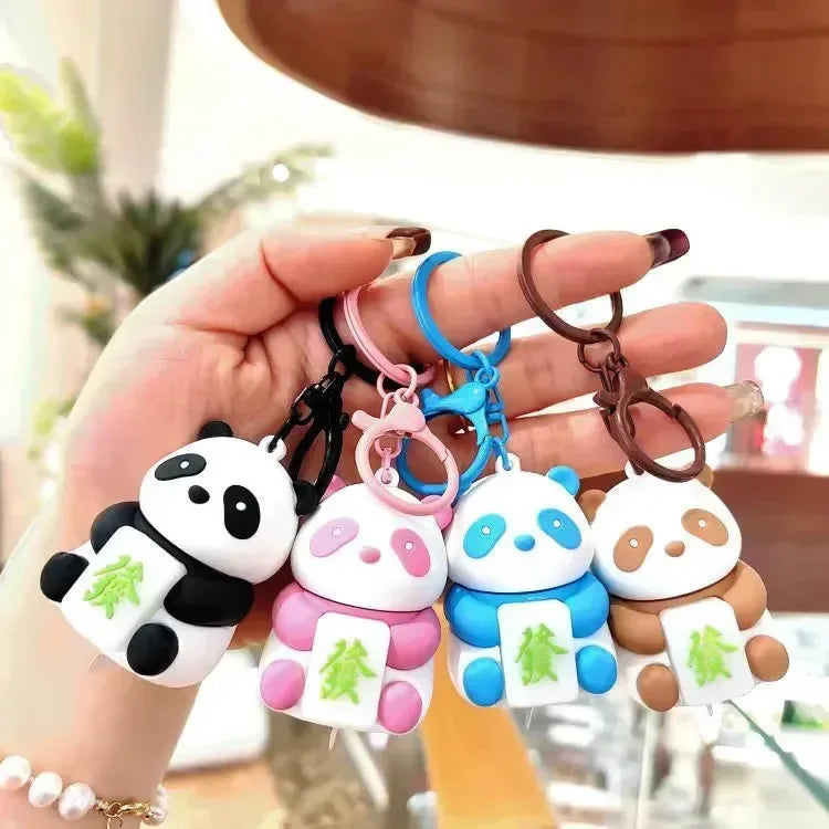 Porte-clés LED lumineux Panda-Monium 