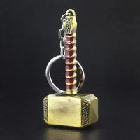 Porte-clés en métal Marteau de Mjolnir 