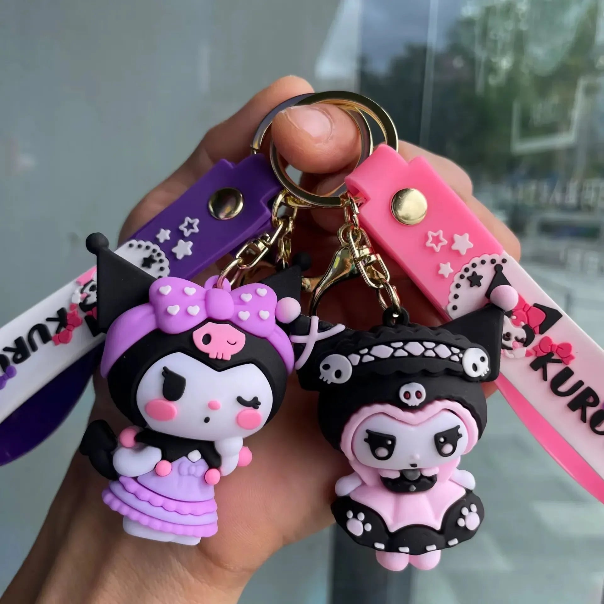 Kawaii Kuromi Many Moods Keychain