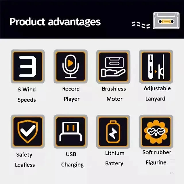 Hip Hop Tape Fan (Recordable Fan) - Bear Hugs