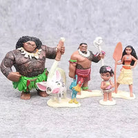 Figurines d'action Vaiana d'Ocean's Allies (lot de 5) 