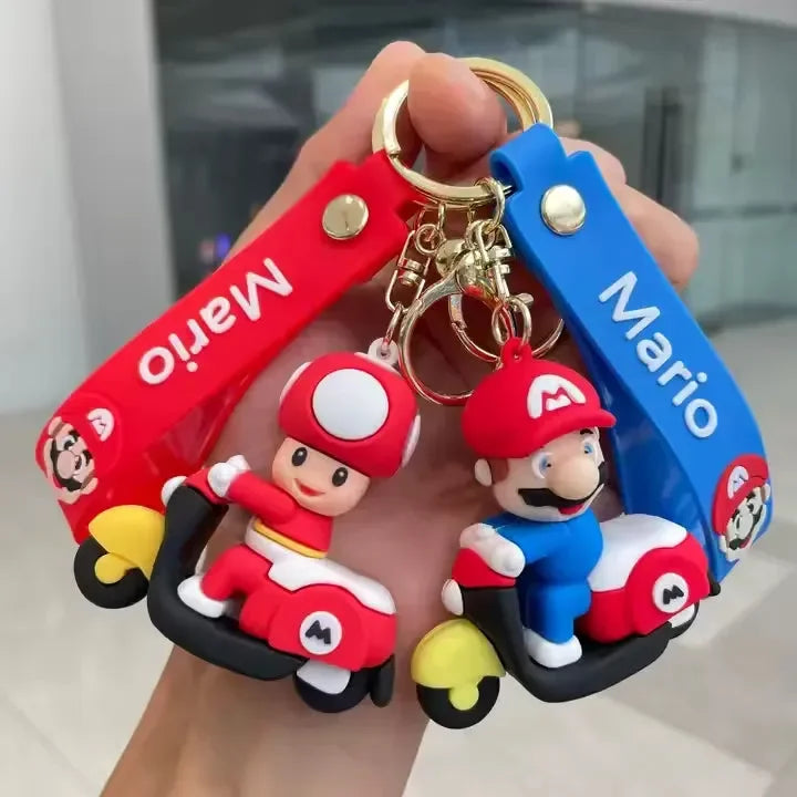 Mario Scooter Scoot Crew Keychain