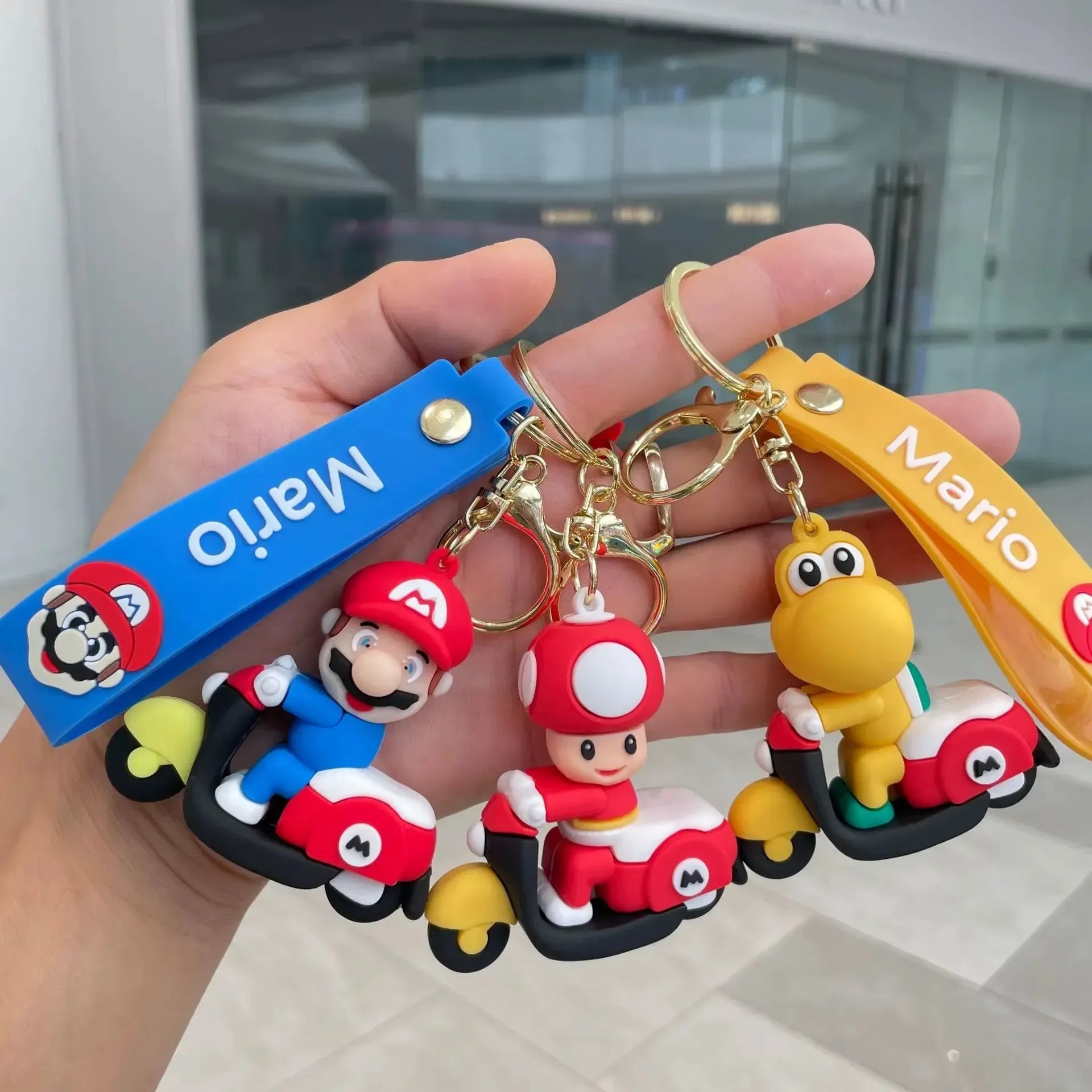 Mario Scooter Scoot Crew Keychain