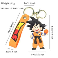Dragon Ball Z Saiyan Saga 3D Keychain