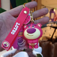 Berry Hugs Lotso Bear 3D Keychain