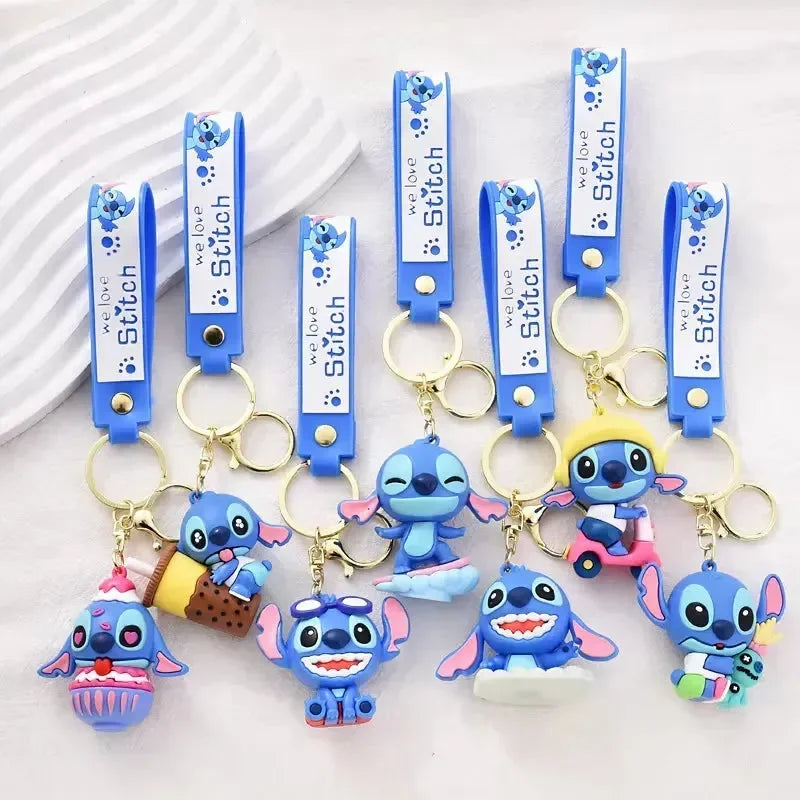 Ohana Outings Stitch Keychain
