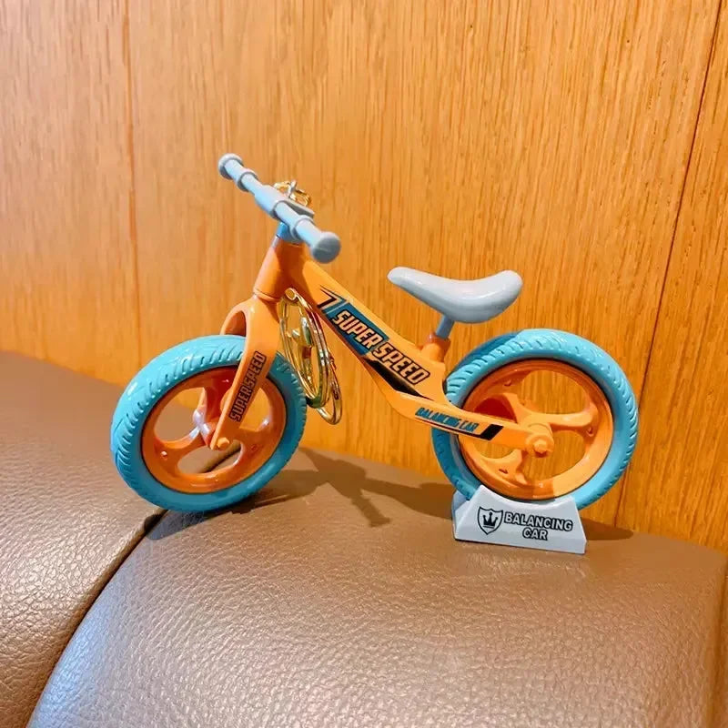 Cycle-Path Miniature Bicycle Keychain