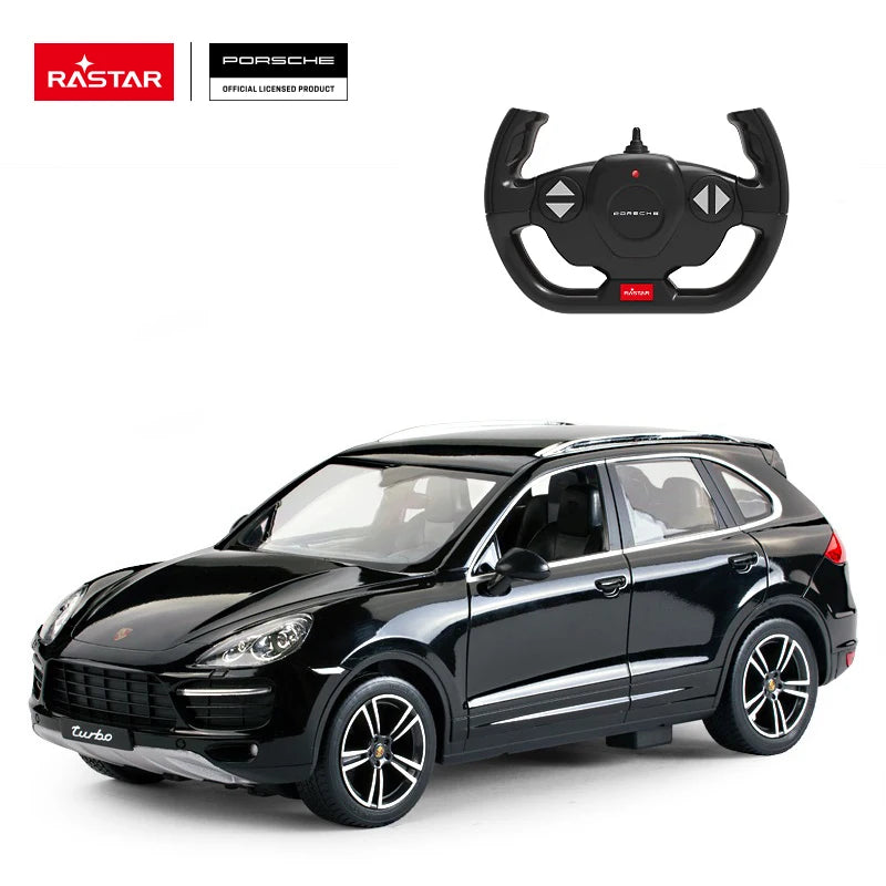 RASTAR Porsche Cayenne Turbo Licensed 2.4g Trending Product Remote Control Toy With Led Lights 4 Channel Rc Car 1:14 Electric Plastic - Bear Hugs