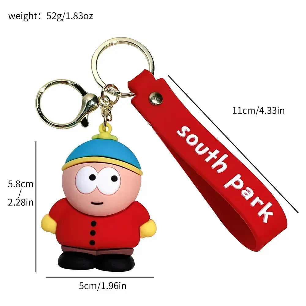 Quirky South Park Squad Keychain