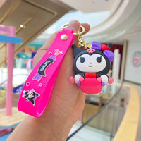 Kuromi Pink Rebellion Keychain