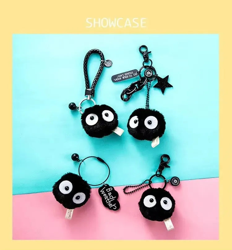 Totoro Elf Plush Keychain