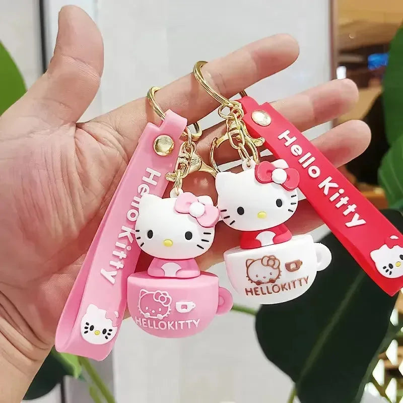Hello Kitty Sweet Sip 3D Keychain