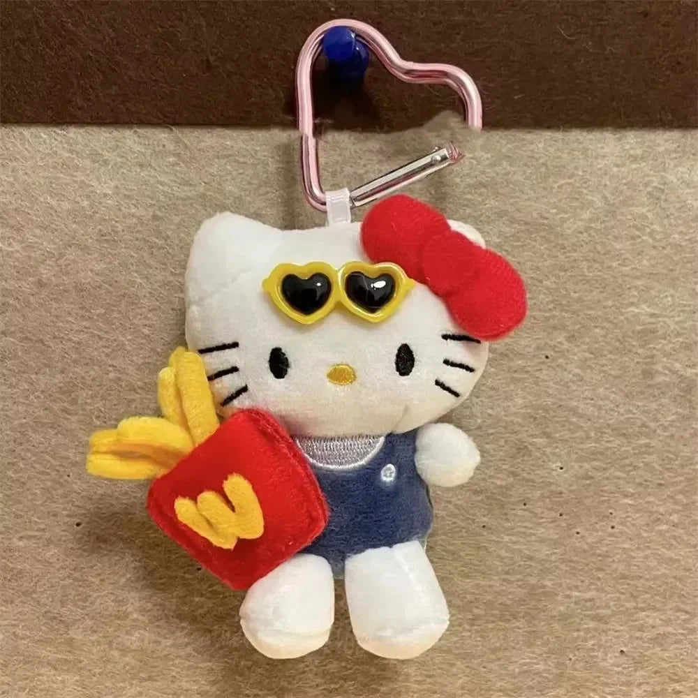 Hello Kitty McD Fries Plush Keychain