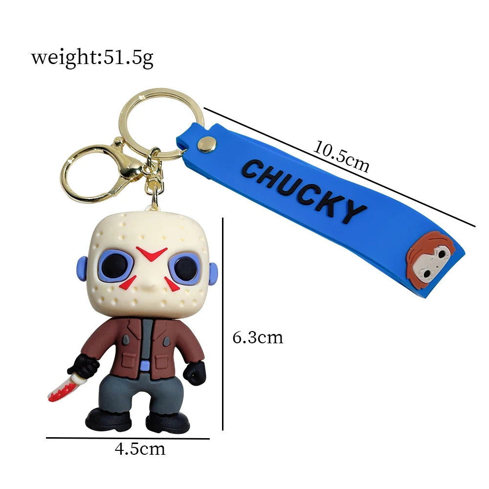 Evil Villains Characters Keychain