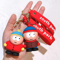 Quirky South Park Squad Keychain