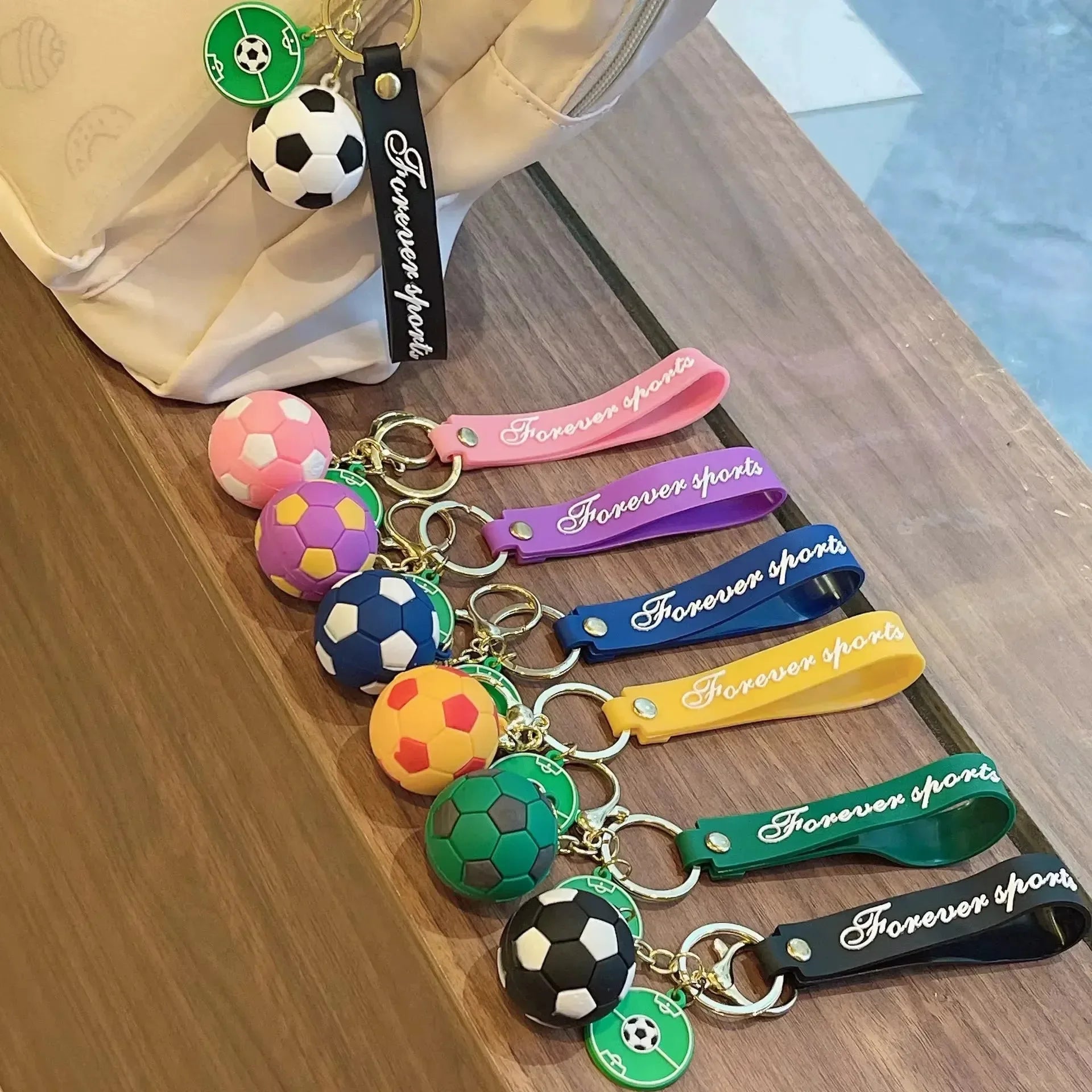 Kick It Now Premium Football Keychain