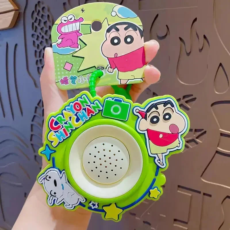 Shinchan Record & Announce Keychain