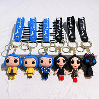 Gothic Coraline 3D Keychain