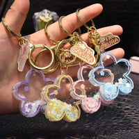 Sakura Shimmer Petal Liquid Keychain