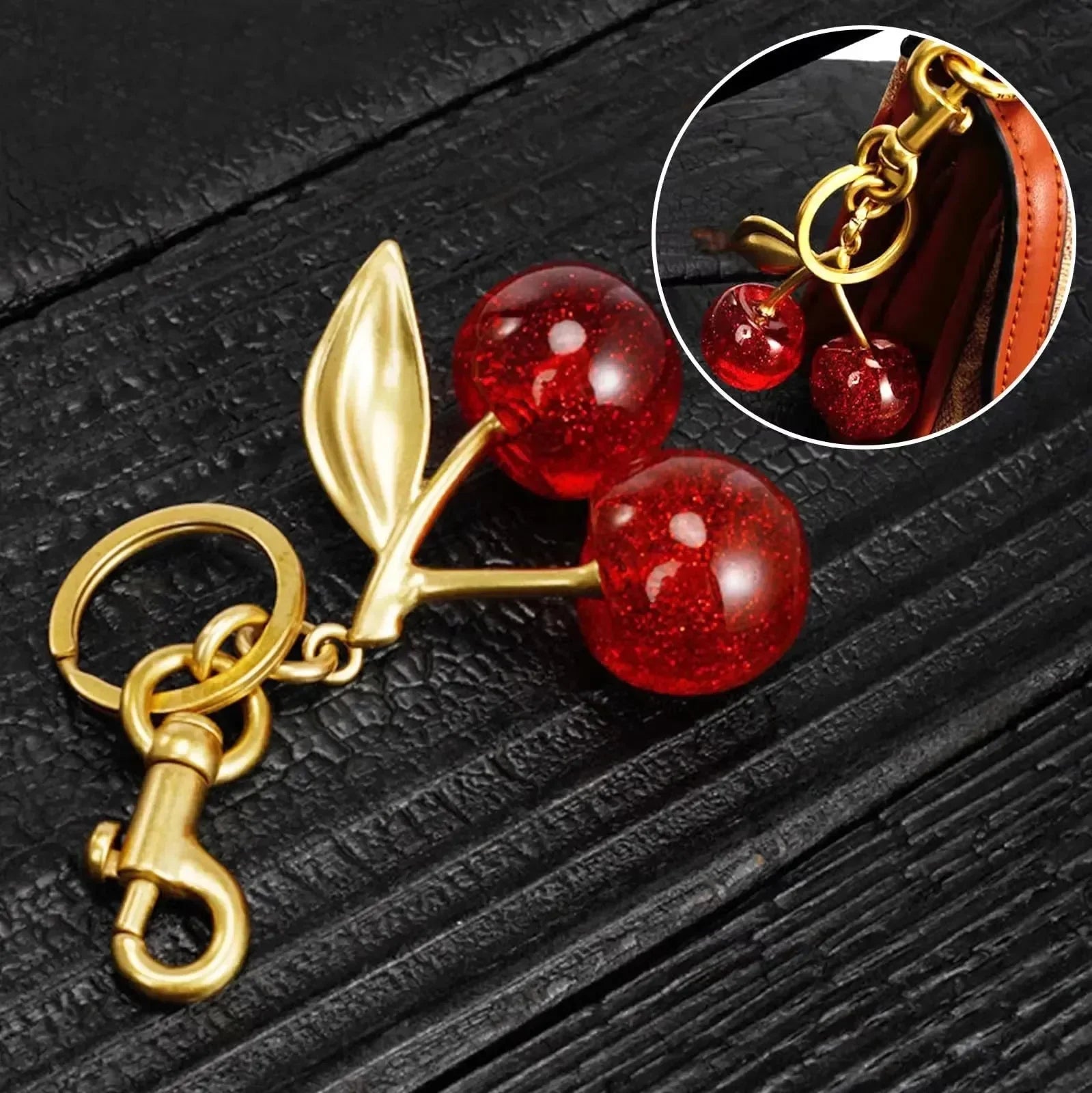 Double Cherry Delight Keychain