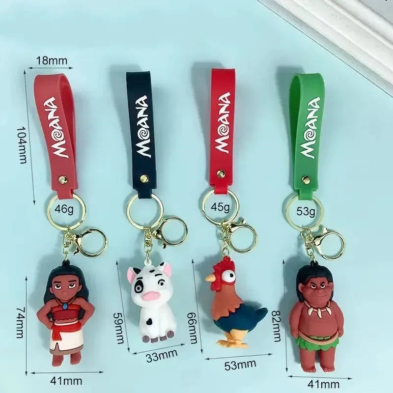 Moana & Crew 3D Keychain