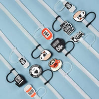 Brewtiful Coffee Themed Straw Toppers For 30 oz/40 oz Tumblers