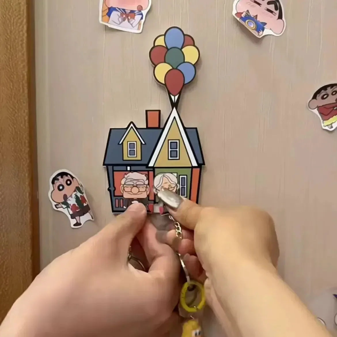 UPward Together Magnetic Couple Keychain