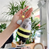 Porte-clés en peluche Buzzing Shark Buddy 