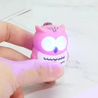 Hoot of Wisdom LED Owl Keychain