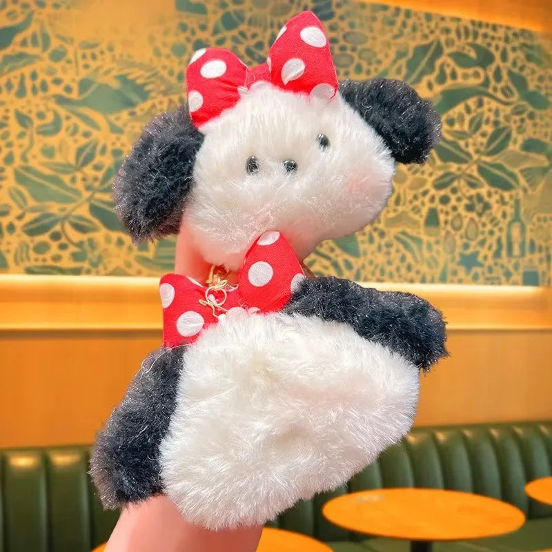 Pochacco Ruby Ribbon Plush Keychain