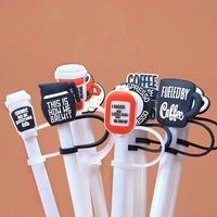 Brewtiful Coffee Themed Straw Toppers For 30 oz/40 oz Tumblers