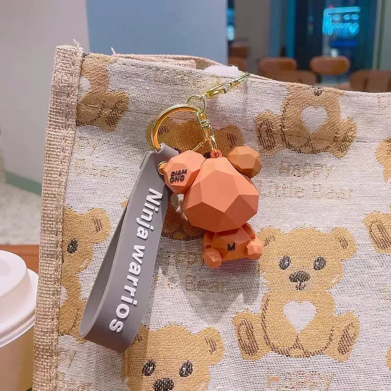 Nordic Good Luck Bear Keychain