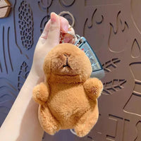 Tail Wagging Capybara Keychain