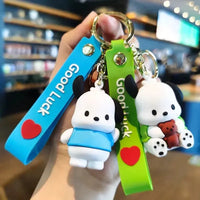 Kawaii Pochacco Fun Hues Keychain