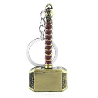 Porte-clés en métal Marteau de Mjolnir 