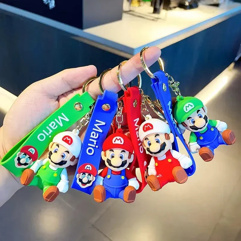 Super Mario Chill Crew 3D Mario Keychain