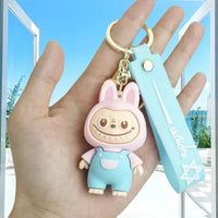 Gradient Vibes Laboobu 3D Keychain