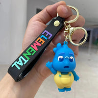 Elemental Characters 3D Keychain