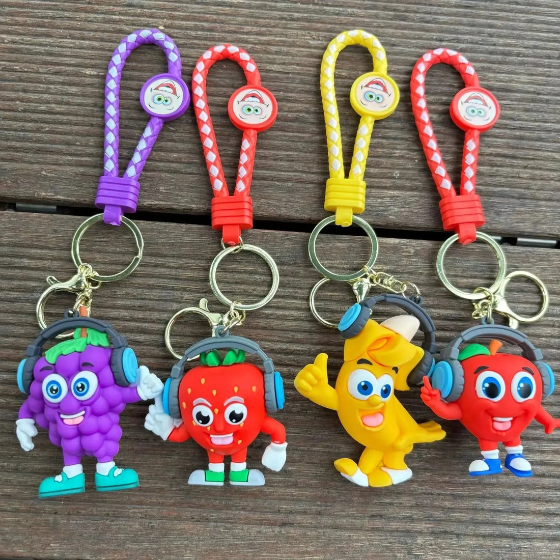 Porte-clés 3D Groovy Fruits 