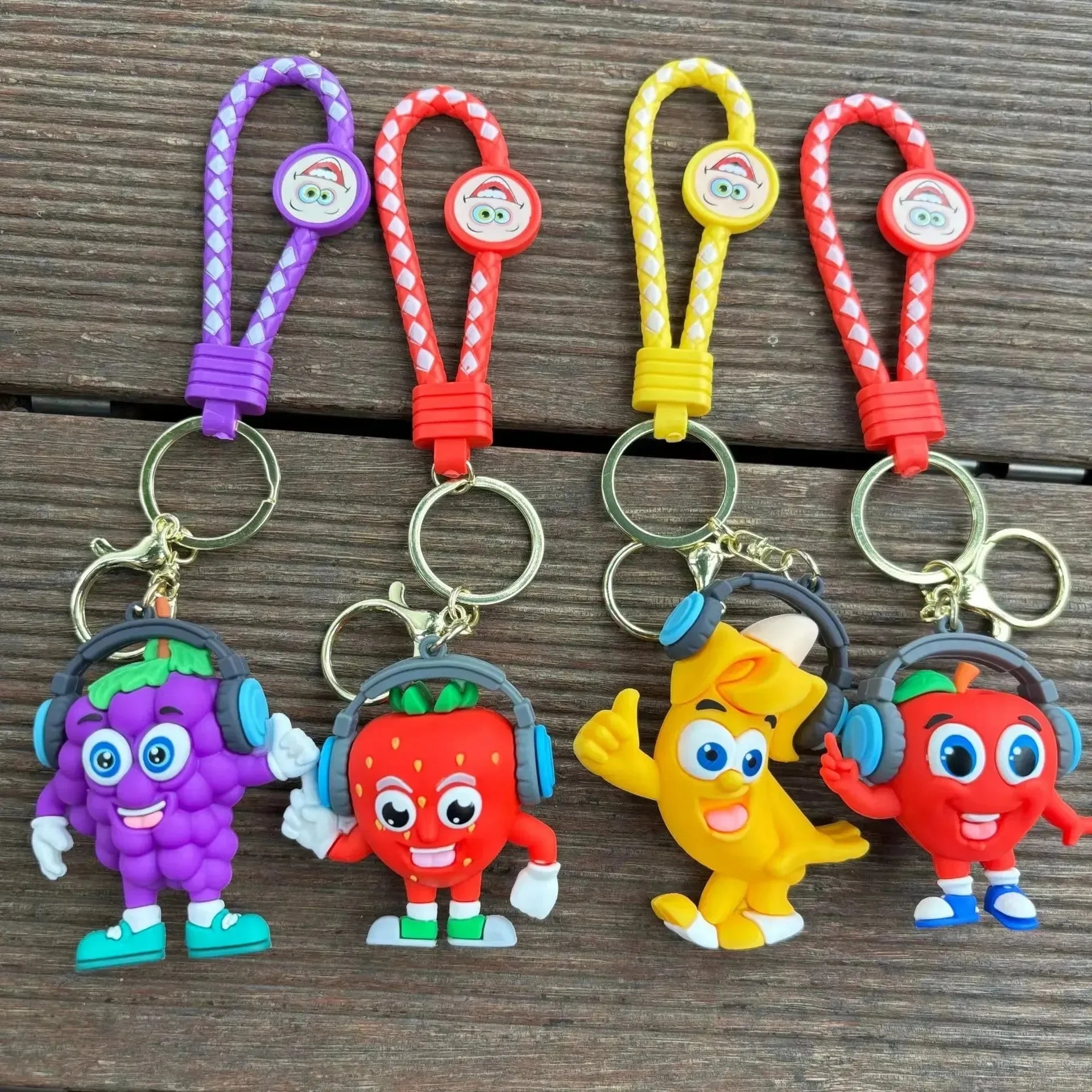 Groovy Fruits 3D Keychain