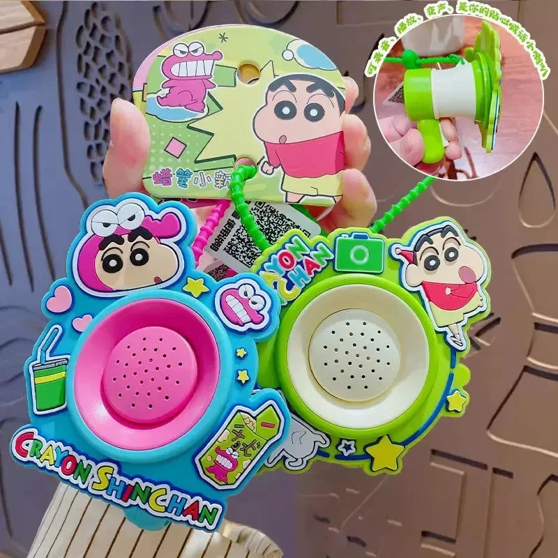 Shinchan Record & Announce Keychain