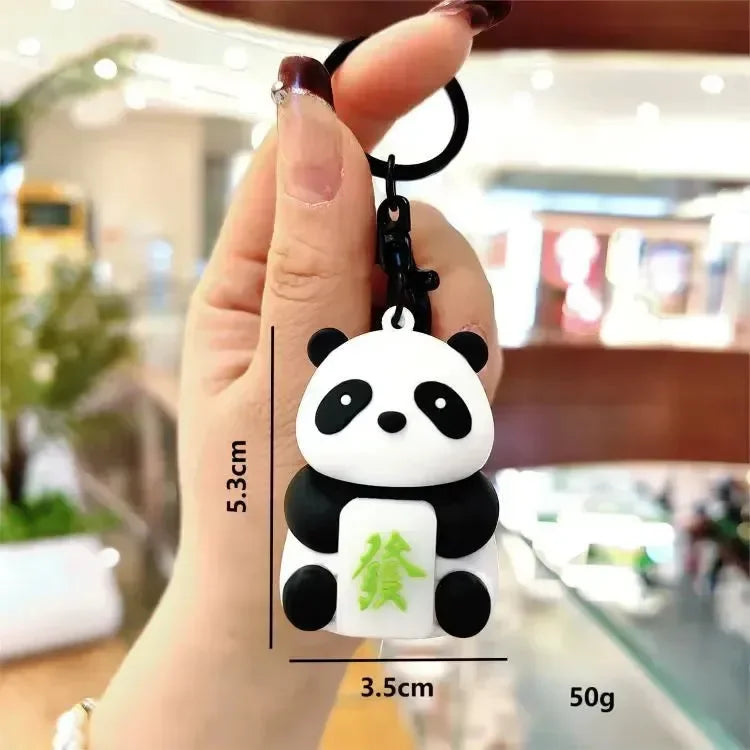 Panda-Monium Glowing LED Keychain
