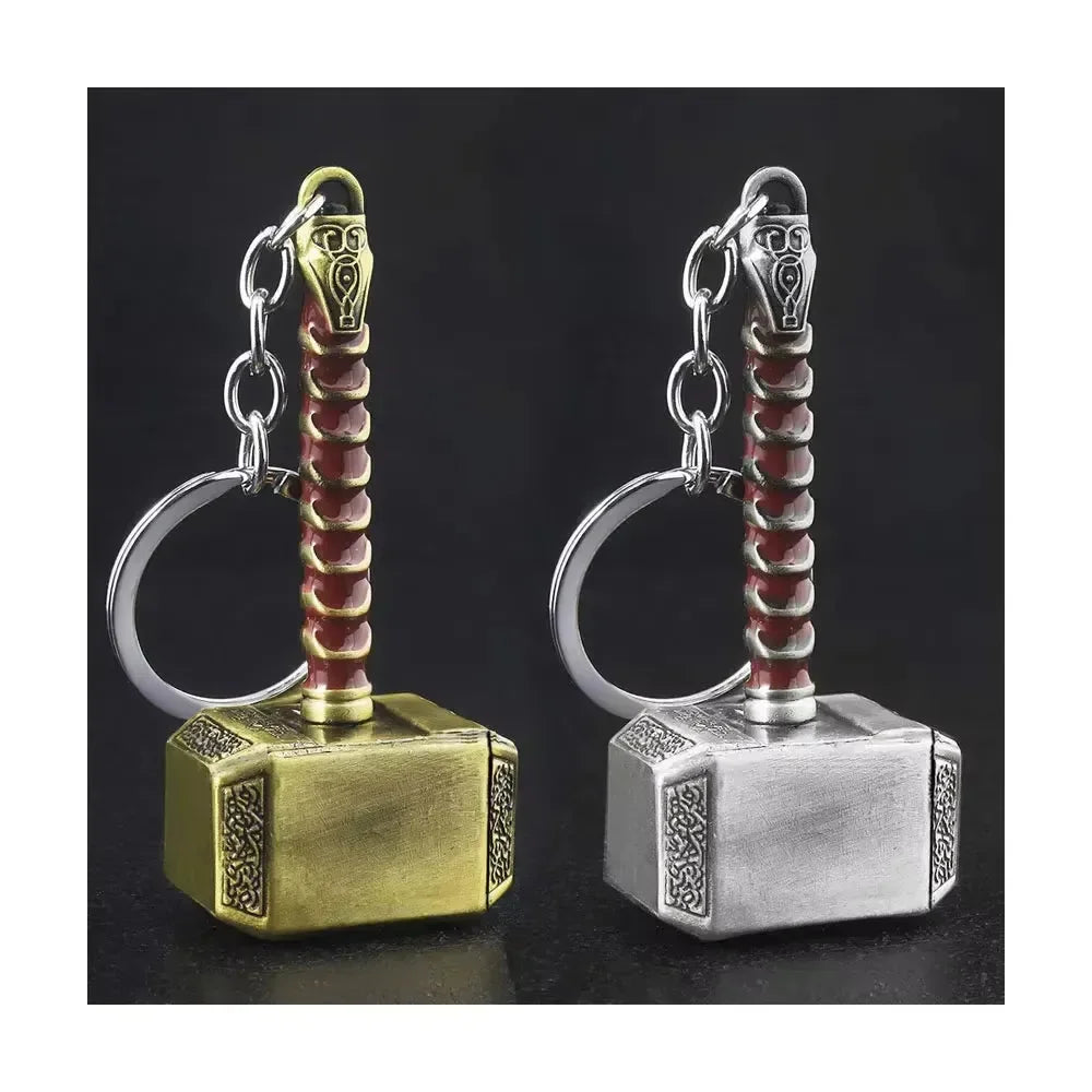 Porte-clés en métal Marteau de Mjolnir 