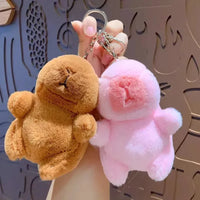 Tail Wagging Capybara Keychain