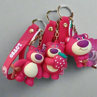 Berry Hugs Lotso Bear 3D Keychain