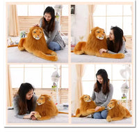 Simulation Big Cat Plush Toy